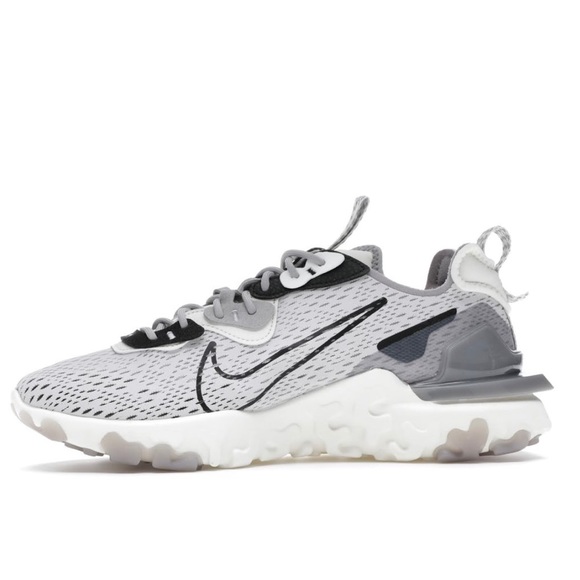 Nike React Vision Vast Grey Black White - Picture 6 of 10